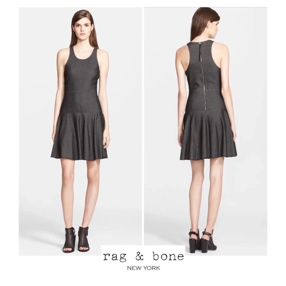 Rag & Bone Black Mini Dress - Picture 1 of 4